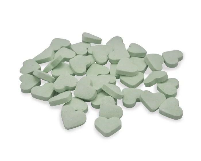 Vert | Coeurs de dextrose | Mes premiers bonbons