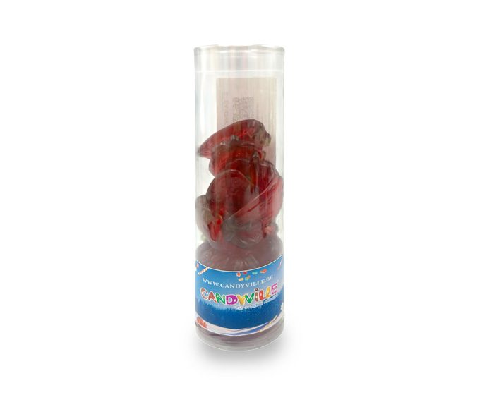Candyville - Koker met grote aardbeien - Snoepjes - 300 gr