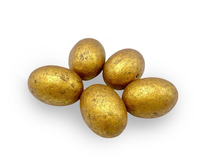 Rustic gold | Chocolade eitjes | Papa Chocolat